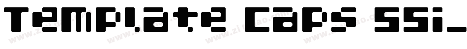 Template Caps SSi_mi字体转换